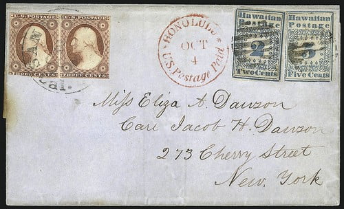 Самые ценные и редкие почтовые маркиГавайские миссионеры The Hawaiian Missionaries