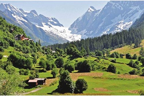 Топ 10 Самых  красивых долинЛотшенталь, Швейцария Lotschental, Switzerland
