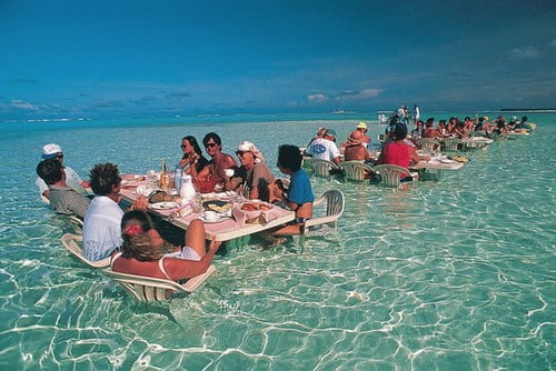 Топ 10 Самых Потрясающих Мест
Морской ресторан на Бора-Бора Sea Restaurant in Bora Bora