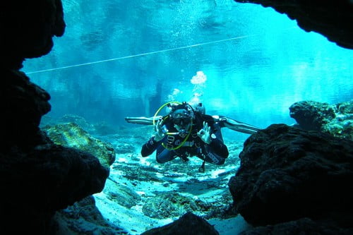 10 Смертельно Опасных Видов СпортаПещерный дайвинг Cave Diving