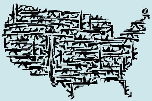 10 Фактов об оружии в США2000 - 5200 выставок огнестрельного оружия в год