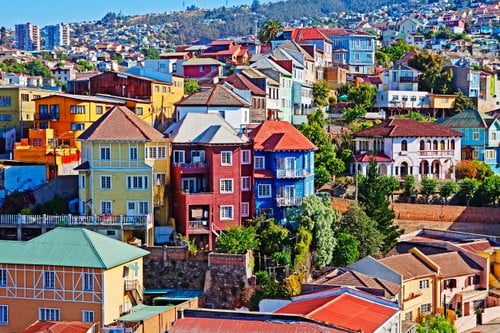 Топ-10 самых красочных городов мираВальпараисо, Чили (Valparaiso, Chile)
